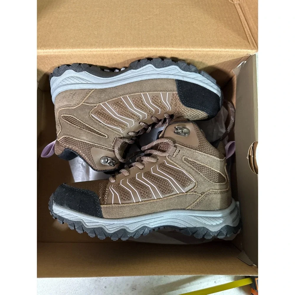 Denali Redbud Girls' Hiking Boots - Brown/Pink, Size 13